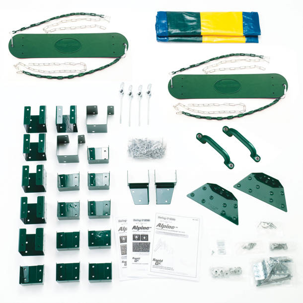 SwingnSlide Kodiak DIY Swing Set Kit (Wood Not Included) & Reviews